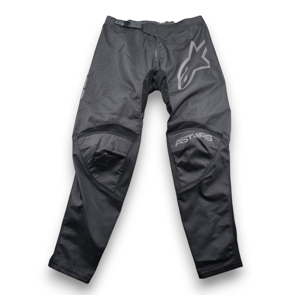 Alpinestars Mens MTB Motocross Fluid Graphite Pants Ratchet Waist Size 32